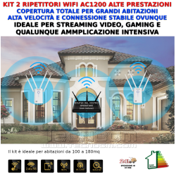 Amplificatori WiFI aumento segnale tutta la casa Kit amplificatori WiF