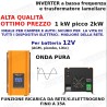 Inverter bassa frequenza offgrid 12V 1kW regolatore di carica 50A camp