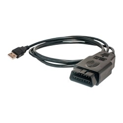 Interfaccia diagnosi USB OBD2 KKL per software MES o AlfaOBD