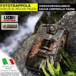 Camera per sorveglianza o uso faunistico foto filmati anche in notturn