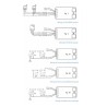 Shelly UNI 2 canali domotica WiFi energie rinnovabili lettore voltaggio batteria