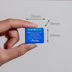 Shelly Mini 1 GEN 3 Smart Relay 8A AC/DC WiFi/BT Assistente Vocale Google Alexa Home Assistant