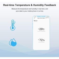 Sensore di temperatura e umidità in tempo reale; SONOFF ZigBee
