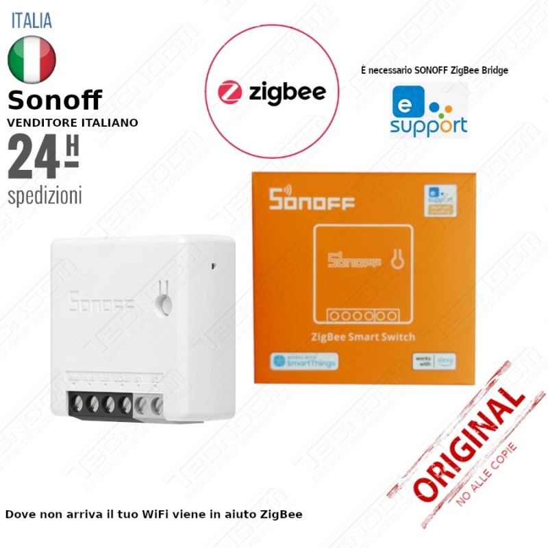 Protocollo ZigBee 3.0 SONOFF ZBMINI interruttore smart zigbee