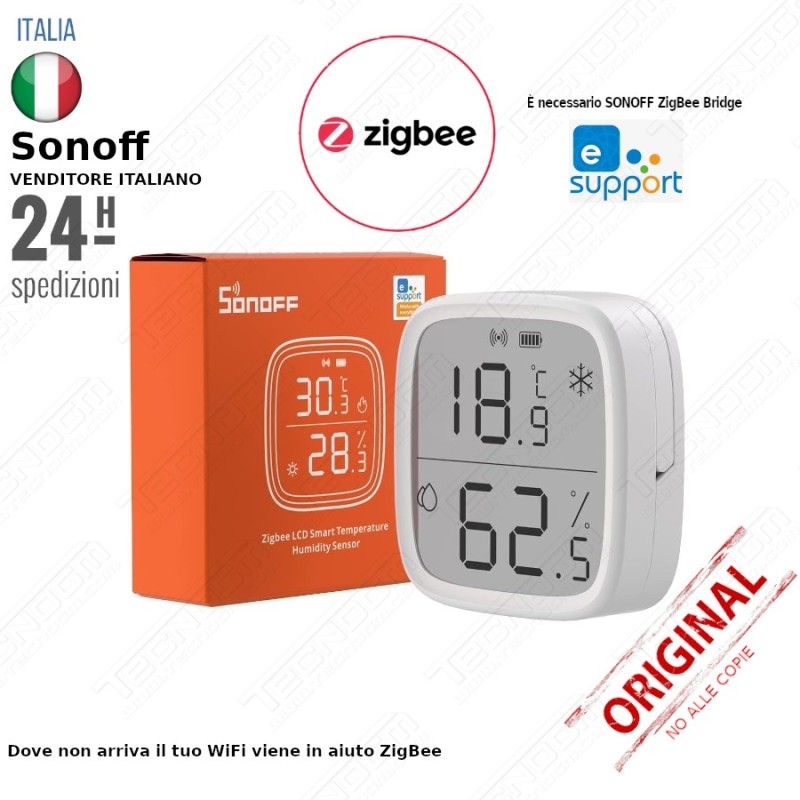 Termostato ambiente LCD WiFi ZigBee senza fili con Display