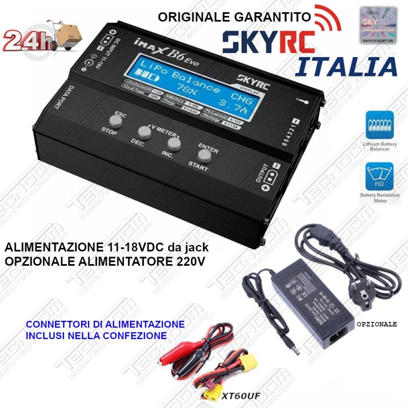 SkyRC IMAX B6 EVO CARICABATTERIE VELOCE BATTERIE LITIO