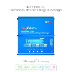 SkyRC iMAX B6AC V2 12-220V 50W 1-6S Carica batterie