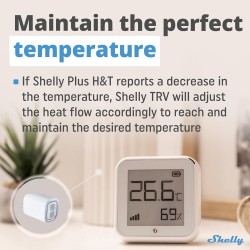 Shelly Plus H&T GEN3 Sensore di umidità e temperatura Wi-Fi