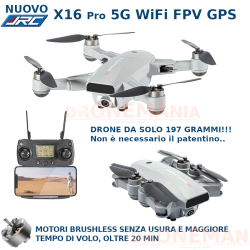 DRONE 4K JJRC X16 5GHz GPS FLUSSO OTTICO CAMERA 4K