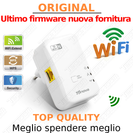 Amplificatore potenziatore WiFi 7inova router domestico