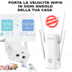 AMPLIFICATORE RIPETITORE WIFI 2 bande smart tv Mesh Router