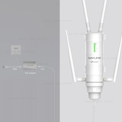 Antenna amplificatore da esterno impermeabile potente e veloce dual ba